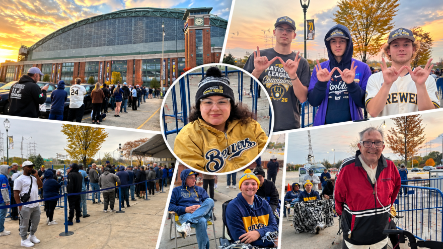 🧢'The early bird gets the merch': Brewers fans line up for World Series gear — Fond du Lac Community news